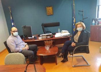 Ενημερωτική συνάντηση της Μαρίας Μίχου με στελέχη του Νοσοκομείου Κατερίνης