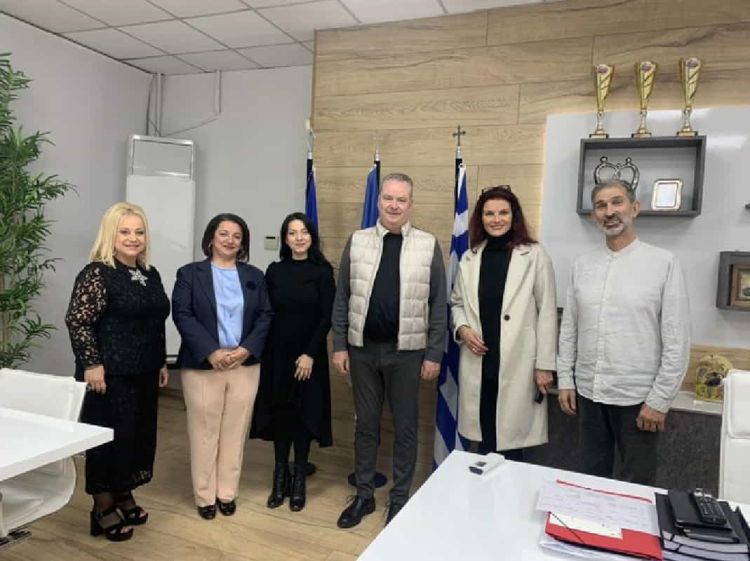 Επίσκεψη Εστίας Πιερίδων Μουσών στο Δήμαρχο Κατερίνης