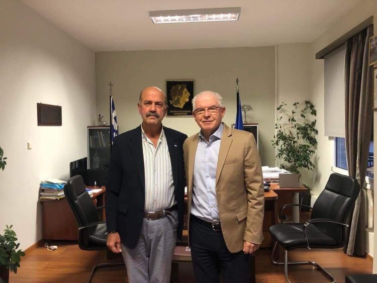 Επίσκεψη του Προέδρου του ΕΛΓΑ κ. Λυκουρέντζου στο δήμο Πύδνας Κολινδρού