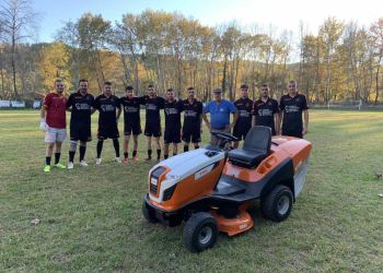 Ευχαριστήριο για την δωρεά χορτοκοπτικού τρακτέρ του Γιάννη Ντούμου