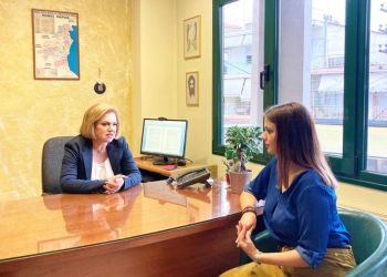 Η Μαρία Μίχου έτοιμη για τον αγώνα του ΠΑΣΟΚ στην Πιερία