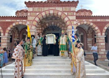 Πανηγύρισε την Παναγία Γοργοϋπηκοο η Μονή Αγίου Αθανασίου Κολινδρού