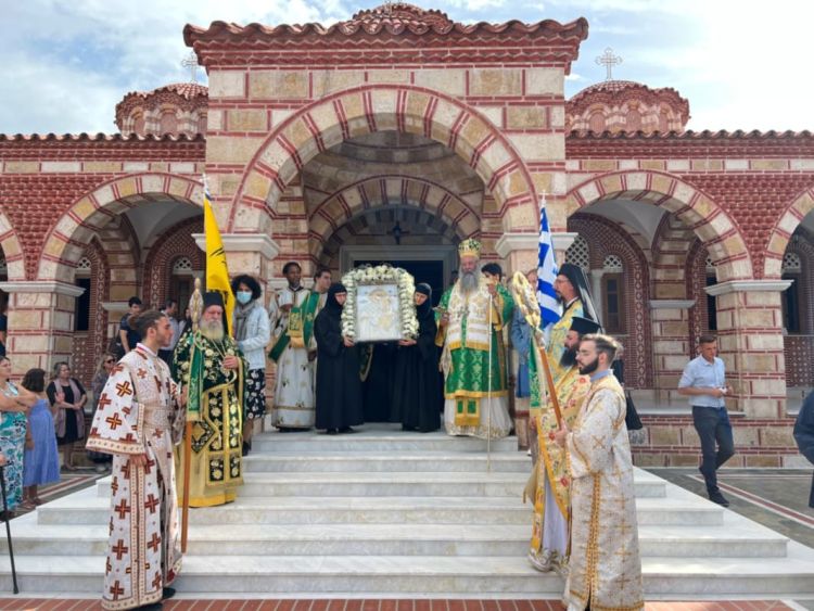 Πανηγύρισε την Παναγία Γοργοϋπηκοο η Μονή Αγίου Αθανασίου Κολινδρού