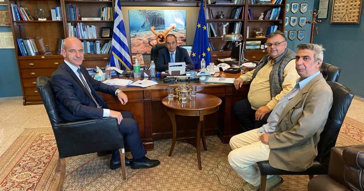 Στον Πλακιωτάκη ο Μπαραλιάκος με τον Πρόεδρο του Λιμενικού Ταμείου – Για τη σύσταση Λιμεναρχείου Πιερίας και του νέου κτιρίου