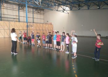 Το τμήμα χάντμπολ του Αρχέλαου Κατερίνης στην “Ημέρα Σχολικού Αθλητισμού”