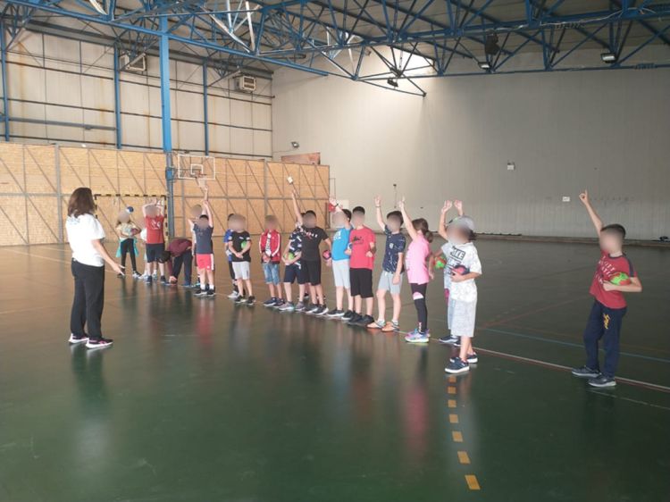 Το τμήμα χάντμπολ του Αρχέλαου Κατερίνης στην “Ημέρα Σχολικού Αθλητισμού”