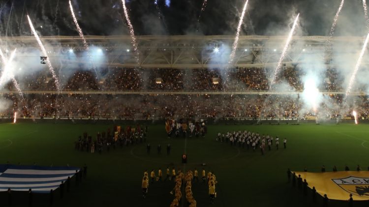 Opap Arena – Αγιά Σοφιά: Φαντασμαγορική τελετή για τα εγκαίνια στο νέο γήπεδο της ΑΕΚ
