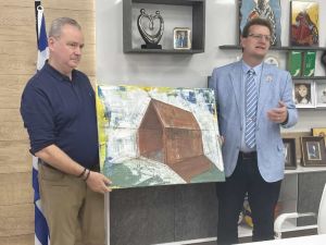 Δήμος Κατερίνης: Υποδοχή των αντιπροσωπειών Μάινταλ Γερμανίας & Μόουσμπουργκ Αυστρίας από τον Δήμαρχο