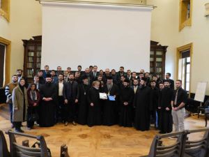 Διάλεξη του Μητροπολίτη Κίτρους Κ. Γεωργίου στη Θεολογική Σχολή Ιάσιου