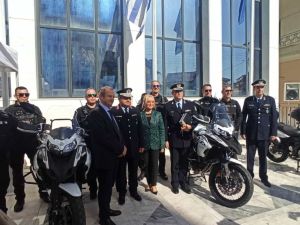 Επιμελητήριο Πιερίας: Δωρεά δύο μοτοσυκλετών στην ομάδα ΔΙΑΣ του αστυνομικού τμήματος Κατερίνης
