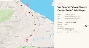 Η σκυτάλη της διεθνούς σκυταλοδρομίας “running Out Of Time” θα περάσει από τον Δήμο Δίου Ολύμπου την Τρίτη 25 Οκτωβρίου