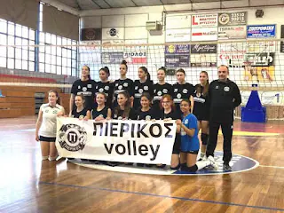 ΣΦΚ Πιερικός – Νίκη Αιγινίου 3 0   (25 6, 25 11, 25 8) – Η κορυφαία ομάδα του πρωταθλήματος