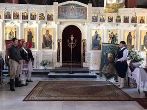 Σταυραετοί Κατερίνης – Επιμνημόσυνη δέηση για τους 4 Κρητικούς άγιους στην Ανδρομάχη στον Ιερό Ναό Κοσμά του Αιτωλού