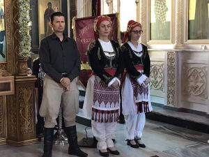 Σταυραετοί Κατερίνης – Επιμνημόσυνη δέηση για τους 4 Κρητικούς άγιους στην Ανδρομάχη στον Ιερό Ναό Κοσμά του Αιτωλού