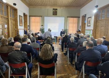 Αστική Σχολή  Κολινδρού – Εκδήλωση της ομάδας επιστημόνων Κολινδρού και του δημοτικού  φορέα πολιτισμού με ομιλητή τον θ. Καραβέργο