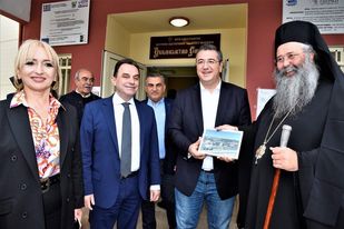 Επίσκεψη Γεωργαντά και Τζιτζικώστα στο συγκρότημα των Εκκλησιαστικών Ιδρυμάτων της Ιεράς Μητροπόλεως Κίτρους Επίσκεψη Γεωργαντά και Τζιτζικώστα στο συγκρότημα των Εκκλησιαστικών Ιδρυμάτων της Ιεράς Μητροπόλεως Κίτρους