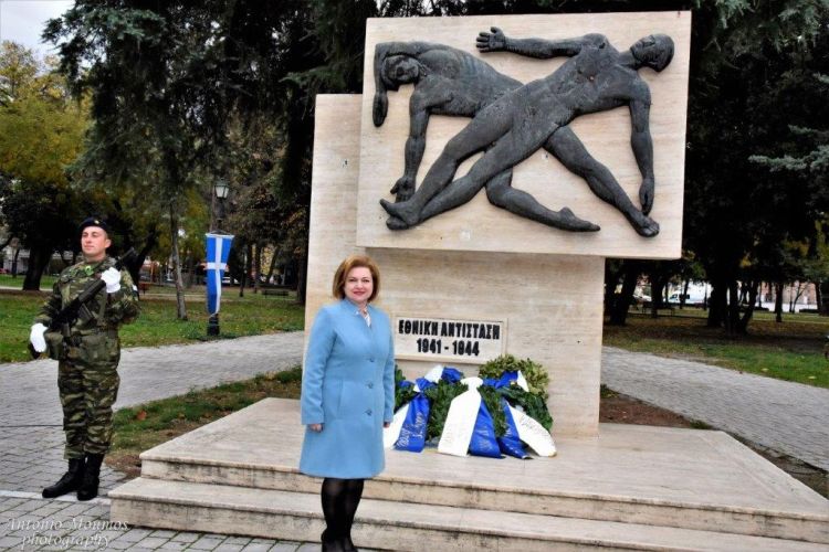 Η Μαρία Μίχου σε δράσεις κοινωνικού χαρακτήρα και στην εορτή της εθνικής αντίστασης