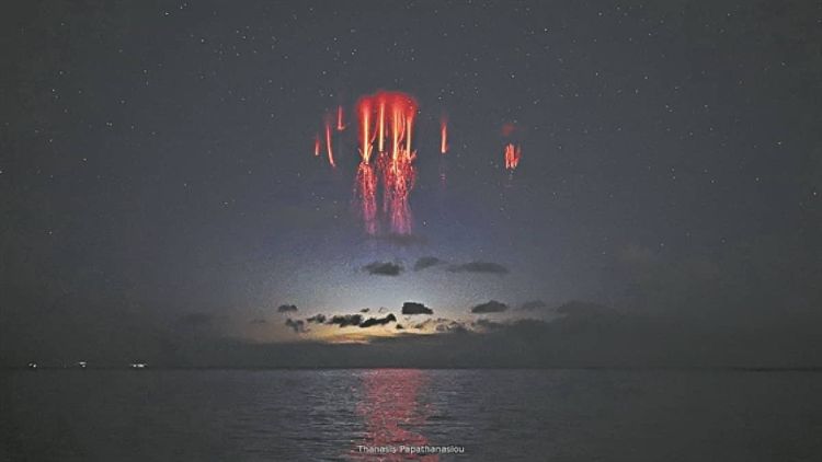 Η καταιγίδα στο Αιγαίο που εντυπωσίασε τη Nasa – Μια εκπληκτική φωτογραφία