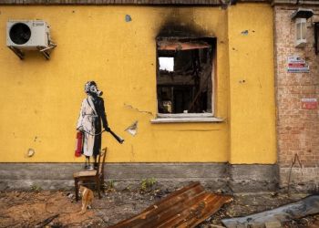 Banksy: Βίντεο με τα γκράφιτι στην κατεστραμμένη Ουκρανία