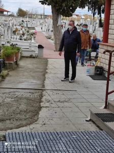 Δήμος Κατερίνης – Ολοκληρώνονται οι παρεμβάσεις στα Κοιμητήρια