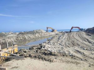 Ενισχύεται η αντιπλημμυρική θωράκιση της Παραλίας Κατερίνης