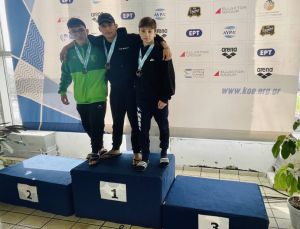 Εντυπωσιακές επιδόσεις από το τμήμα κολύμβησης του Αρχέλαου Κατερίνης στο χειμερινό κύπελλο κολύμβησης