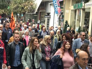 Κατερίνη: Απεργιακή συγκέντρωση – διαμαρτυρία στη Πλατεία Ελευθερίας (φωτορεπορτάζ + βίντεο)
