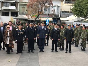 Κατερίνη – Εορτασμός της Ημέρας Ενόπλων Δυνάμεων και κατάθεση στεφάνων στην Πλατεία Ελευθερίας