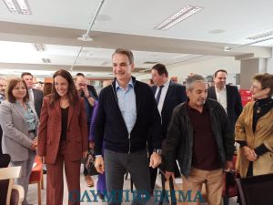 Κυριάκος Μητσοτάκης στην Κατερίνη (εικόνες + βίντεο)