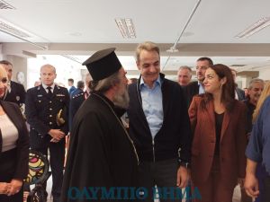 Κυριάκος Μητσοτάκης στην Κατερίνη (εικόνες + βίντεο)