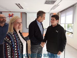 Κυριάκος Μητσοτάκης στην Κατερίνη (εικόνες + βίντεο)