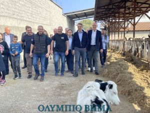 Ο Πρωθυπουργός Κυριάκος Μητσοτάκης στo Κολινδρό Πιερίας (εικόνες + βίντεο)