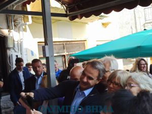 Ο Πρωθυπουργός Κυριάκος Μητσοτάκης στo Κολινδρό Πιερίας (εικόνες + βίντεο)