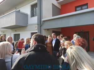 Ο Πρωθυπουργός Κυριάκος Μητσοτάκης στην Κατερίνη (εικόνες + βίντεο)