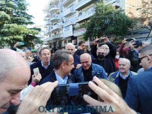 Ο Πρωθυπουργός Κυριάκος Μητσοτάκης στην Κατερίνη (εικόνες + βίντεο)