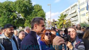 Ο Πρωθυπουργός Κυριάκος Μητσοτάκης στην Κατερίνη (εικόνες + βίντεο)
