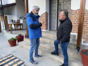 Την έδρα της Εθελοντικής Ομάδας Δράσης στον Καπνικό Σταθμό επισκέφθηκε ο υποψήφιος δήμαρχος Κατερίνης