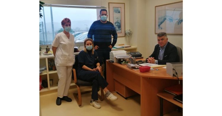 Δημήτρης Μπέης: Επισκέφθηκε το Γ. Ν. Κατερίνης για να ενημερωθεί αλλά και να ανταλλάξει ευχές με τη Διοίκηση και το προσωπικό Δημήτρης Μπέης: Επισκέφθηκε το Γ. Ν. Κατερίνης για να ενημερωθεί αλλά και να ανταλλάξει ευχές με τη Διοίκηση και το προσωπικό