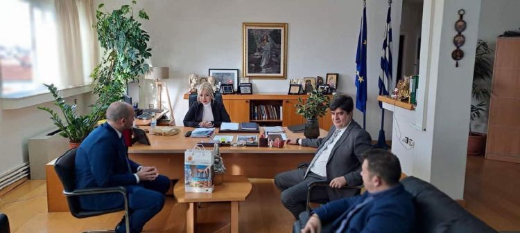 Επίσκεψη του Γενικού Προξένου και του Προξένου της Βουλγαρίας στην Αντιπεριφερειάρχη Πιερίας Επίσκεψη του Γενικού Προξένου και του Προξένου της Βουλγαρίας στην Αντιπεριφερειάρχη Πιερίας