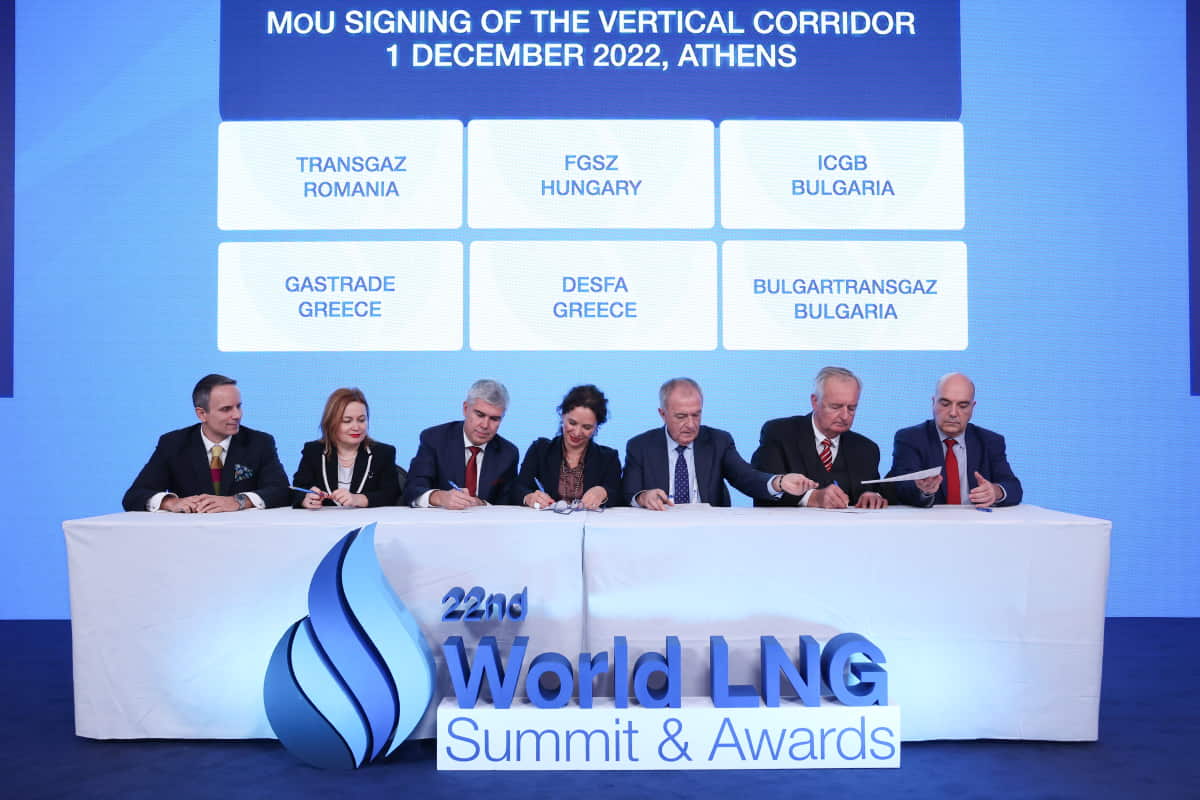 Μνημόνιο Συνεργασίας μεταξύ διαχειριστών συστημάτων φυσικού αερίου από Βουλγαρία, Ελλάδα, Ρουμανία και Ουγγαρία