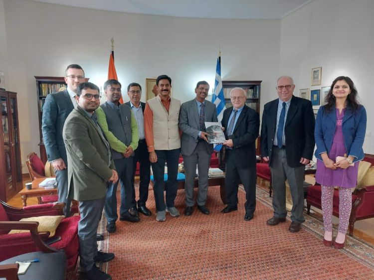 Ο Οργανισμός Φεστιβάλ Ολύμπου στην πρεσβεία της Ινδίας