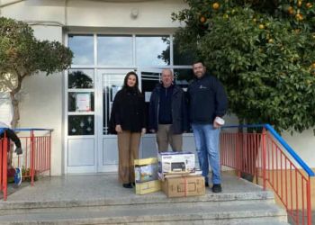 Το 1ο Δημοτικό Σχολείο Λεπτοκαρυάς Πιερίας ευχαριστεί την Αυτοκινητόδρομος Αιγαίου A.e.