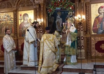 Χειροτονία Διακόνου από τον Μητροπολίτη Σύρου, Τήνου, Μυκόνου στην Ιερά Μητρόπολη της Θείας Αναλήψεως