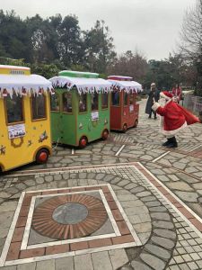 Δήμος Κατερίνης: Σφυρίζει…. «ο Μουτζούρης» –  το τρενάκι των Χριστουγέννων