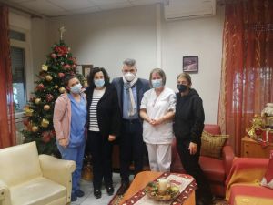 Δημήτρης Μπέης – Επίσκεψη σε δομές Ψυχικής υγείας του Νομού Πιερίας για ευχές και καλά Χριστούγεννα