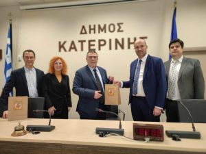 Επίσκεψη του Γενικού Προξένου της Βουλγαρίας στο Δημαρχείο Κατερίνης