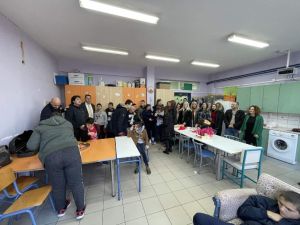 Κάλαντα στο διευθυντή δευτεροβάθμιας εκπαίδευσης Πιερίας