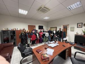 Κάλαντα στο διευθυντή δευτεροβάθμιας εκπαίδευσης Πιερίας