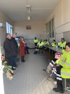 Μαρία Μίχου: Επισκέφθηκε τη διεύθυνση περιβάλλοντος και καθαριότητας του Δήμου Κατερίνης