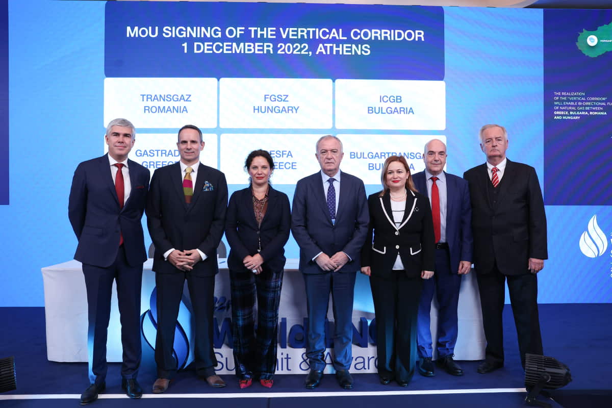 Μνημόνιο Συνεργασίας Μεταξύ Διαχειριστών Συστημάτων Φυσικού Αερίου Από Βουλγαρία, Ελλάδα, Ρουμανία Και Ουγγαρία